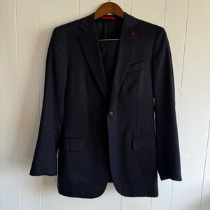 Isaia Base S Navy Suit